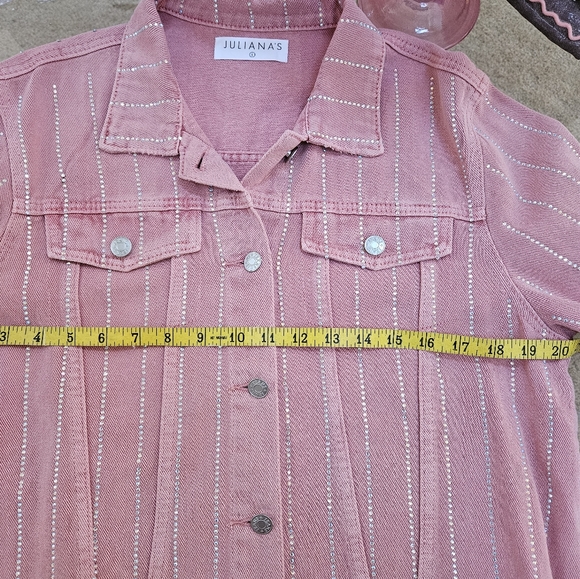 JULIANA'S BOUTIQUE COUNTRY WESTERN PINK BLING JACKET - Picture 7 of 7